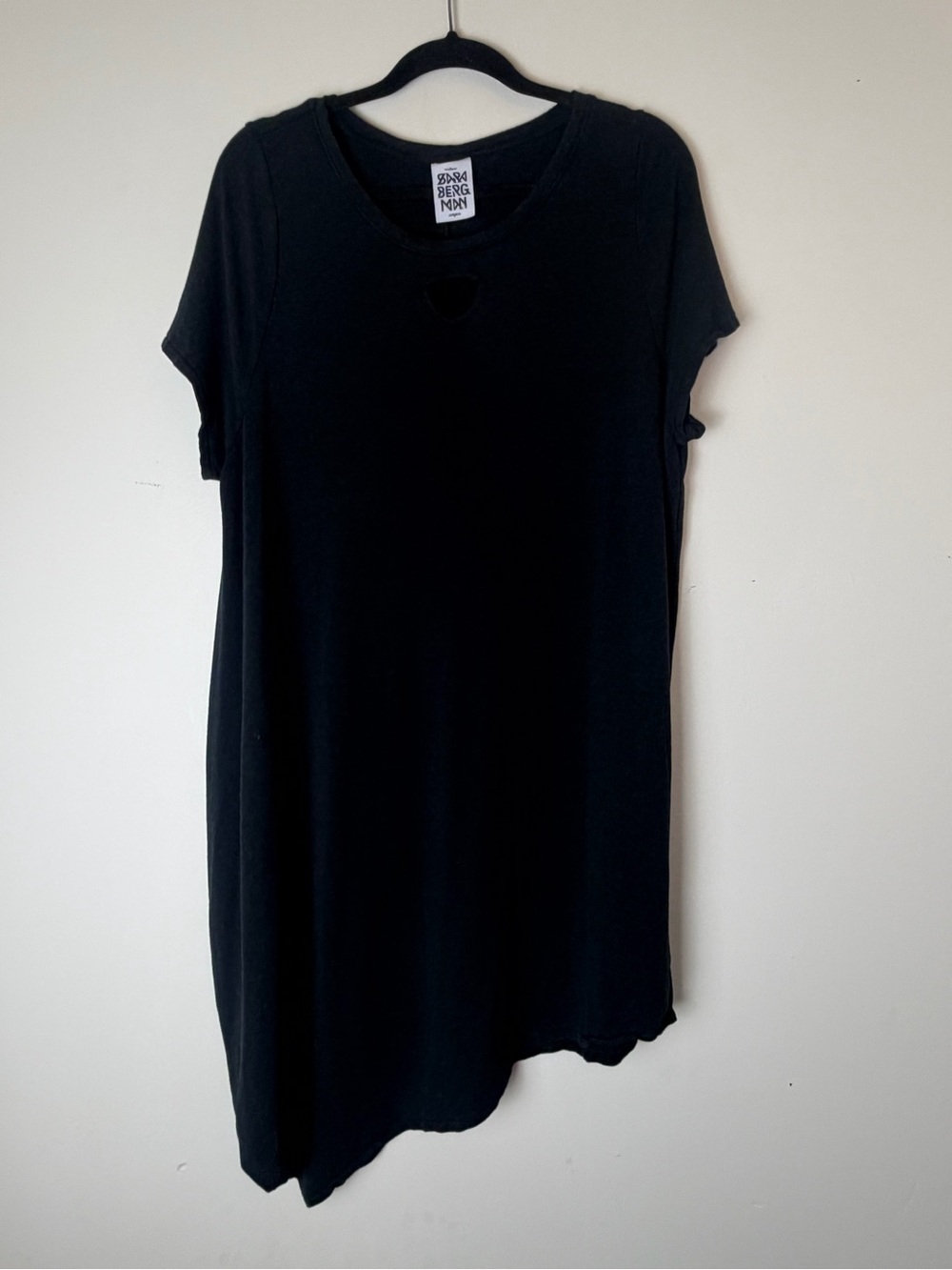SARA BERGMAN Black Shirt Dress - Picture 2 of 4
